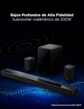 Barra de sonido Tcl Q85H con subwoofer
