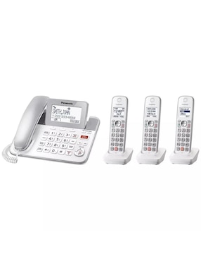 Set de teléfonos Panasonic KX-TGF853S Silver 4 auriculares