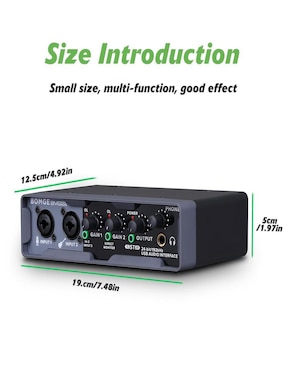 Interfaz de audio Bomge