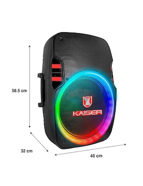 Bocina recargable Kaiser kse-1015mx inalámbrica