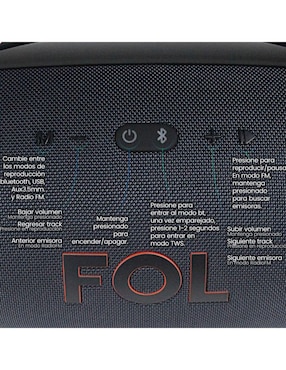 Bocina Fol FS-R207L inalámbrica