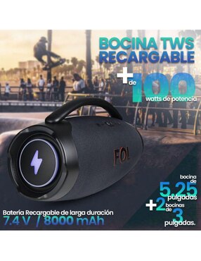 Bocina Fol FS-R207L inalámbrica
