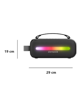 Bocina portátil Aiwa AWS40BT-NEGRO bluetooth