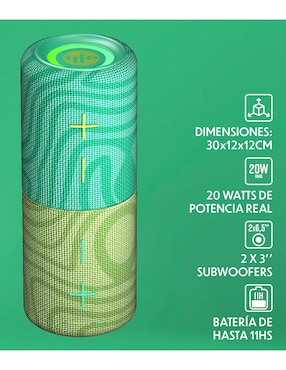 Bocina portátil Stromberg Mega-Twin bluetooth