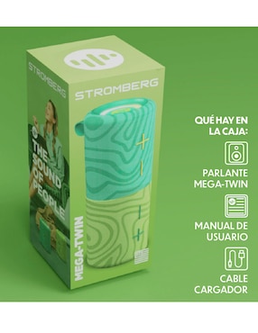 Bocina portátil Stromberg Mega-Twin bluetooth