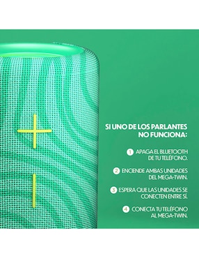 Bocina portátil Stromberg Mega-Twin bluetooth