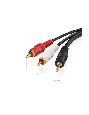 Cable RCA Xcase a tipo auxiliar 3.5 mm de 1.8 m