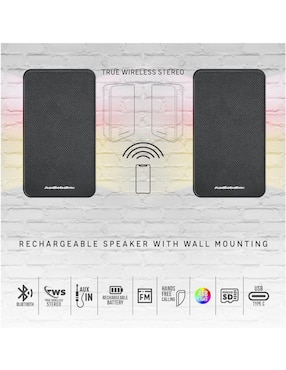 Bocina portátil Audiobahn Astudio.bk inalámbrica