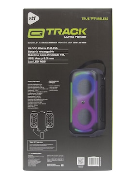 Bocina portátil Stf G Track Ultra Tower inalámbrica