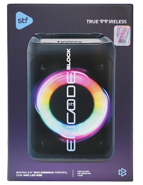 Bocina portátil Stf Encode Block 6.5 inalámbrica