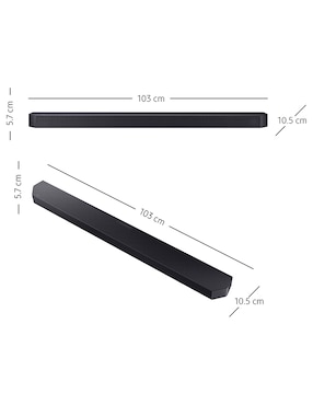 Barra de sonido Samsung hw-q600f/zx con subwoofer