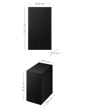 Barra de sonido Samsung hw-q600f/zx con subwoofer