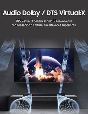 Barra de sonido Samsung hw-q600f/zx con subwoofer
