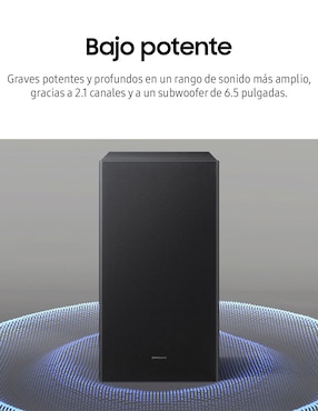 Barra de sonido Samsung hw-b450f/zx con subwoofer
