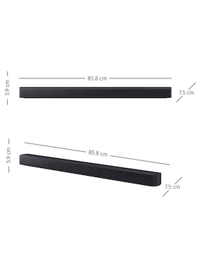 Barra de sonido Samsung hw-b450f/zx con subwoofer
