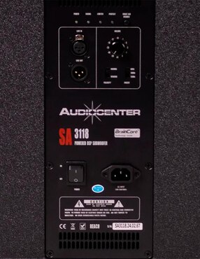 Bafle de piso Audiocenter Sa3118 III con ruedas