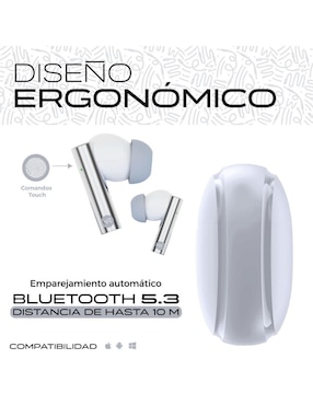 Audífonos true wireless Tws Weplug inalámbrica