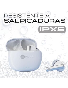 Audífonos true wireless Tws Weplug inalámbrica