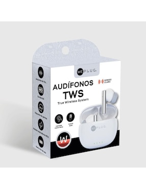 Audífonos true wireless Tws Weplug inalámbrica