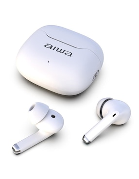 Audífonos in-ear Aiwa awtwsg50ancw inalámbrica con cancelación de ruido