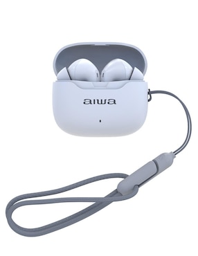 Audífonos in-ear Aiwa awtwsg50ancw inalámbrica con cancelación de ruido