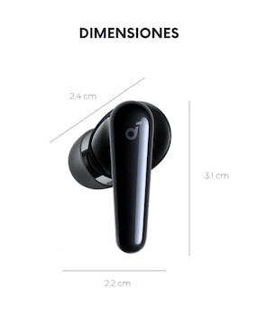Audífonos in-ear Soundcore Liberty 4 Pro inalámbrica con cancelación de ruido