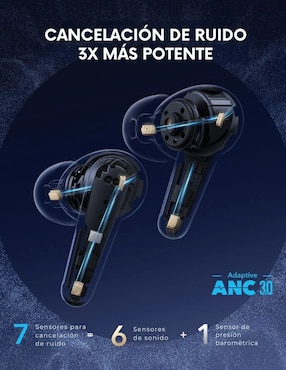 Audífonos in-ear Soundcore Liberty 4 Pro inalámbrica con cancelación de ruido