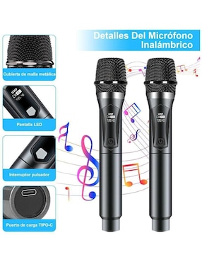 Micrófono portátil inalámbrica Lab.g set de micrófonos