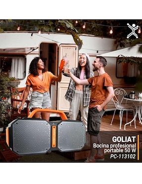 Bocina portátil Perfect Choice Goliat bluetooth