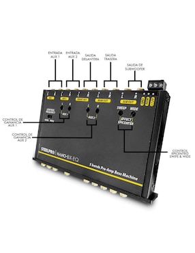 Preamplificador Steelpro NANO-BX-EQ de 9 V