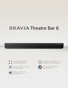 Teatro en casa Sony Bravia Theatre Bar 6