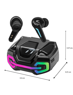 Audífonos True Wireless Basher BASH-4004 inalámbricos con cancelación de ruido