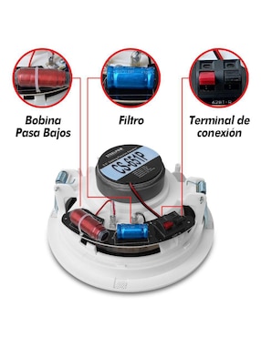 Set de bocinas Steelpro KIT-CS651A/P bluetooth