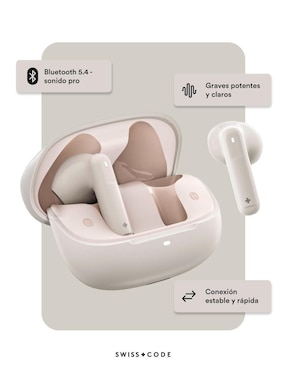 Audífonos In-Ear Swiss Code Aura inalámbricos