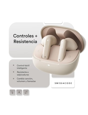 Audífonos In-Ear Swiss Code Aura inalámbricos