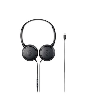 Audífonos On-Ear Audiotechnica ATH-S120C-BK alámbrica