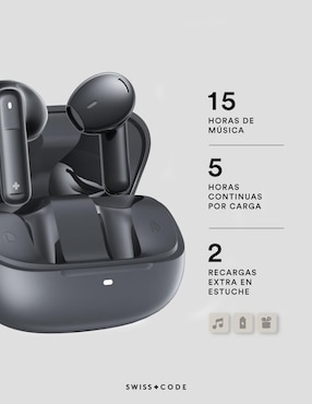 Audífonos In-Ear Swiss Code Aura inalámbricos