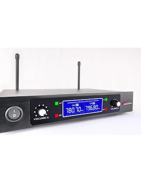 Set micrófono de transmisión inalámbrico Audiobahn amu295