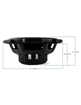 Set de bocinas Rockford Fosgate P1675