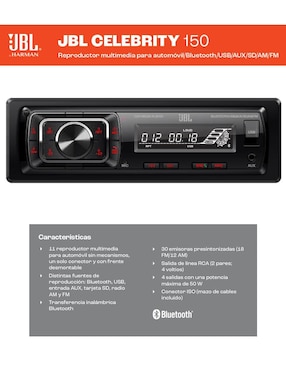 Autoestéreo un din JBL Celebrity-150