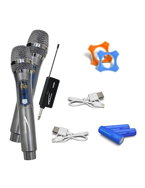 Set micrófono portátil inalámbricos Audiobahn AMU280