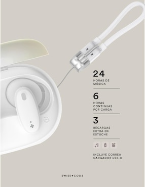 Bocina portátil Swiss Code Juno + Sero bluetooth