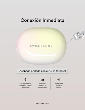 Bocina portátil Swiss Code Juno + Sero bluetooth