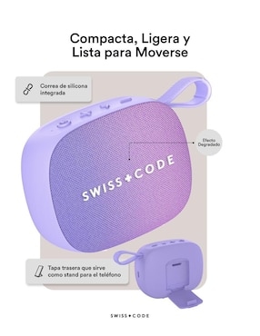 Bocina portátil Swiss Code Juno + Sero bluetooth