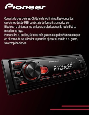 Autoestéreo un din Pioneer MVH-S145BT