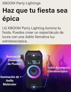 Bocina portátil Lg XL7T bluetooth