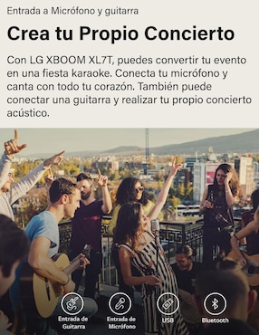 Bocina portátil Lg XL7T bluetooth