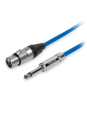Cable auxiliar 6.35 mm Steelpro a tipo Plug 1/4 pulgada de 1 m