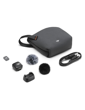 Micrófono de transmisión inalámbrica Dji Mini Transmiter Infinity Black