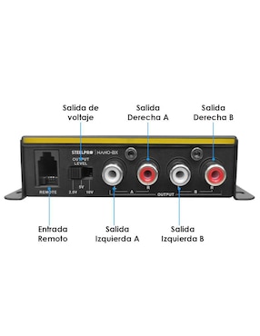 Preamplificador Steelpro Nano-BX de 10 V